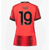 AC Milan Theo Hernandez #19 Heimtrikot Frauen 2023-24 Kurzarm